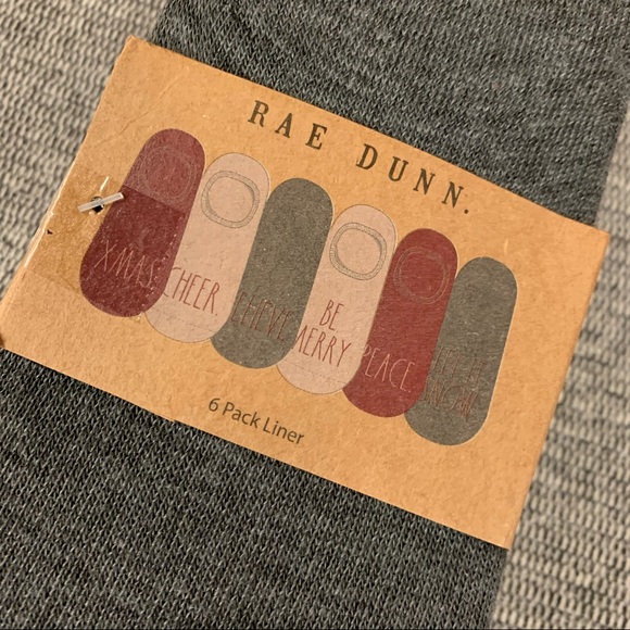 Rae Dunn Christmas Liner Sock Bundle - 12 Socks! - Picture 4 of 7